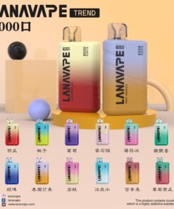 LANA6000 PUFFS 抛棄式電子烟 台灣電子烟批發