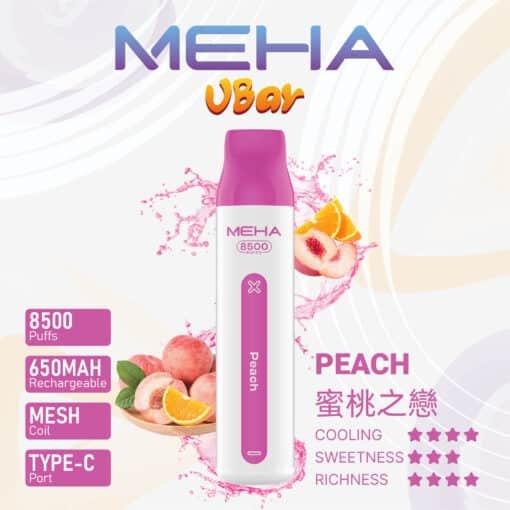MEHA VBar魅嗨小白條抛棄式 魅嗨8500口 一次性抛棄式 - 图片 5